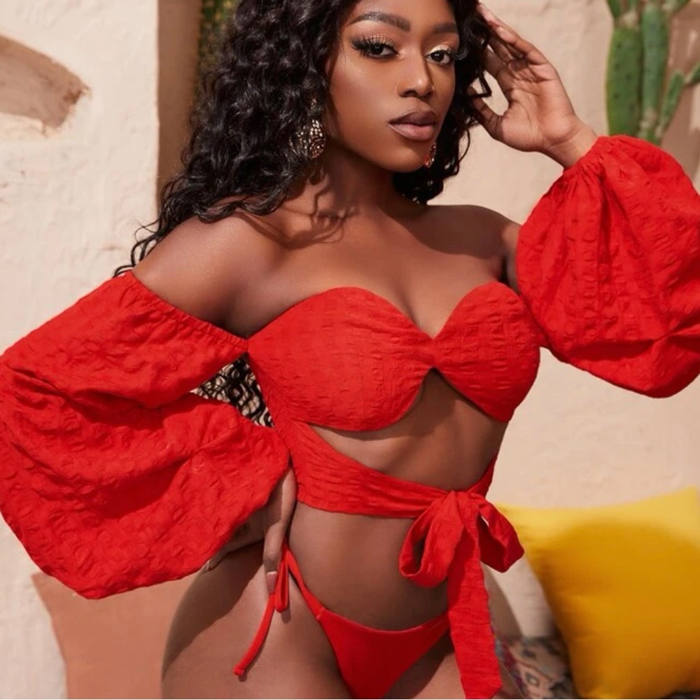 Off the shoulder crop top